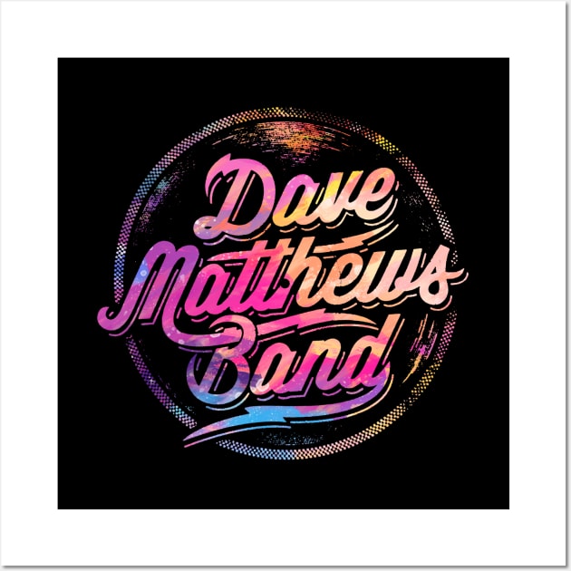 Dave Matthews Logo Circle abstrack Wall Art by mashudibos